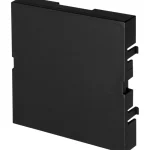 Egant Sähköasennustarvikkeet-Peitelevy Fjord Musta