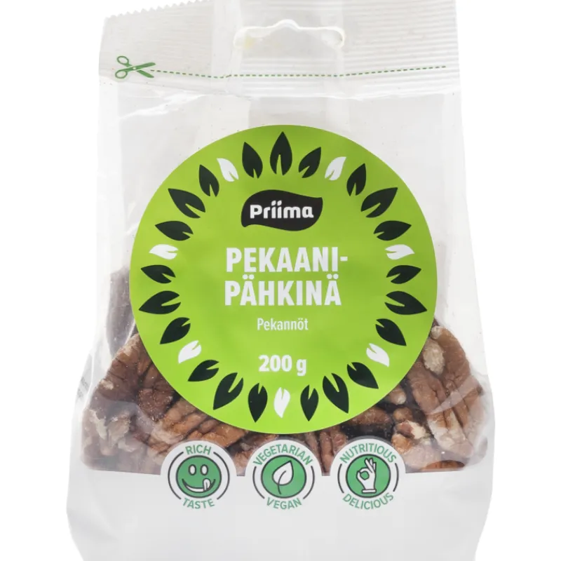 pekaaniphkin-priima-200-g-NVtjrSjG-0.webp Priima Pähkinät Ja Kuivatut Hedelmät^Pekaanipähkinä 200 G