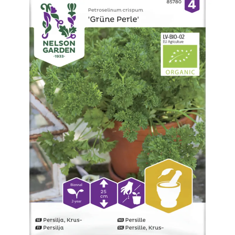 persilja-siemen-nelson-garden-iWcAheeI-0.webp Nelson Garden Basic Kasvien Ja Nurmikonsiemenet-Persilja Siemen Grüne Perle Organic