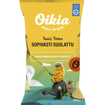 Oikia Sipsit^Perunalastu 100 G Tavis Timo