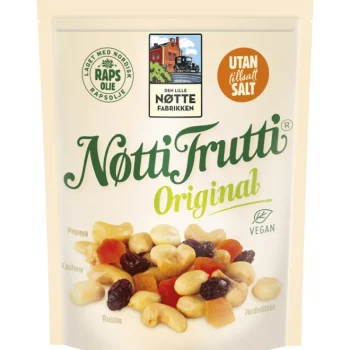 Dln Pähkinät Ja Kuivatut Hedelmät^Pähkinä-hedelmäsekoitus Den Lille Nötte Fabrikken 330 G Nu00f8tti Frutti