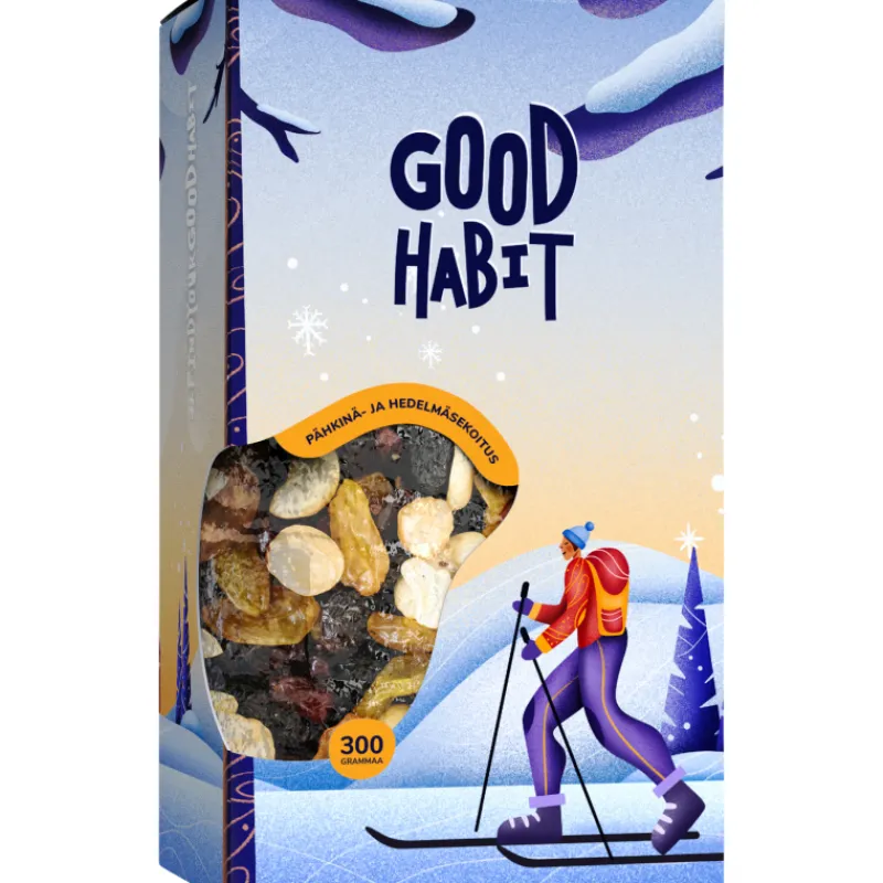 phkin-hedelmsekoitus-good-habi-XyhTuebw-0.webp Good Habit Pähkinät Ja Kuivatut Hedelmät^Pähkinä-hedelmäsekoitus 300 G