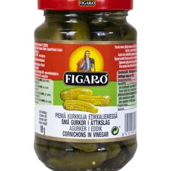 Figaro Säilykkeet^Pieniä Kurkkuja 345 / 190 G Etikkaliemi