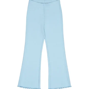 Peuhu Lasten Sisävaatteet-Pienten Lasten Leggingsit Bootcut Ribbi Vaaleansininen