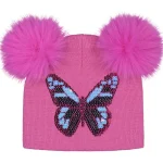 Peuhu Lasten Asusteet-Pienten Lasten Neulepipo Perhonen