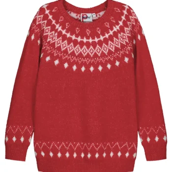 Peuhu Lasten Sisävaatteet-Pienten Lasten Neuletunika Nerissa Punainen