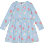 Peuhu Lasten Sisävaatteet-Pienten Lasten Trikoomekko Eera Kukat