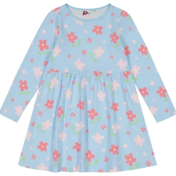 Peuhu Lasten Sisävaatteet-Pienten Lasten Trikoomekko Eera Kukat