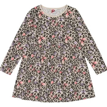 Peuhu Lasten Sisävaatteet^Pienten Lasten Trikoomekko Eera Perhoset