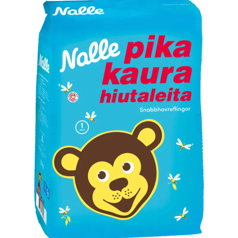pikakaurahiutale-15-kg-xFlsjEya-0.webp Nalle Hiutaleet Ja Ryynit^Pikakaurahiutale 1,5 Kg
