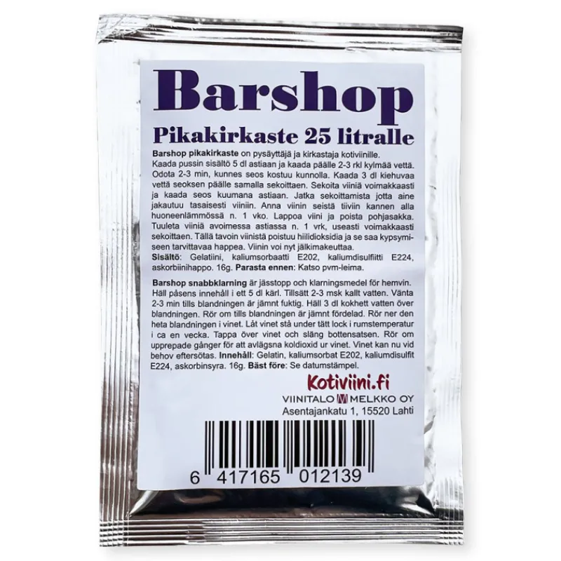 pikakirkaste-barshop-16-g-CagYJkoz-0.webp Barshop Juomien Valmistus Ja Makuaineet^Pikakirkaste 16 G