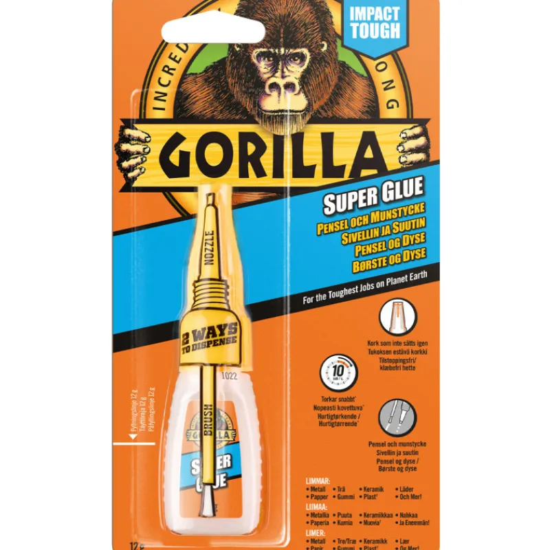 pikaliima-12-g-sivellin-ja-suu-PJEbTMJP-0.webp Gorilla Liimat, Massat Ja Tasoitteet-Pikaliima 12 G, Sivellin Ja Suutin