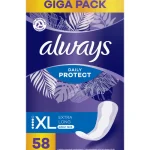 Always Intiimihygieniasuojat^Pikkuhousunsuoja 58 Kpl Long Plus Liner