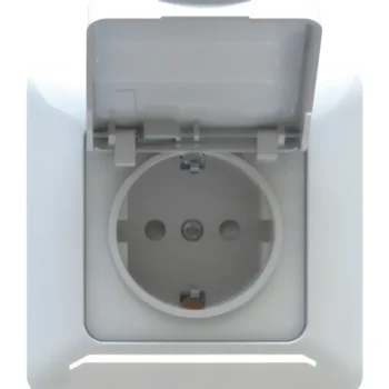 Egant Sähköasennustarvikkeet-Pistorasia 1-osainen IP44