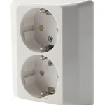 Egant Sähköasennustarvikkeet-Pistorasia 2-osainen