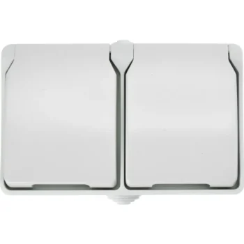 Harju Sähköasennustarvikkeet-Pistorasia 2-osainen Pinta IP44