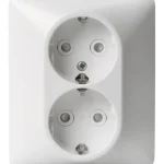 Abb Sähköasennustarvikkeet-Pistorasia Jussi 2-osainen Uppo + Kehys 302EUJP