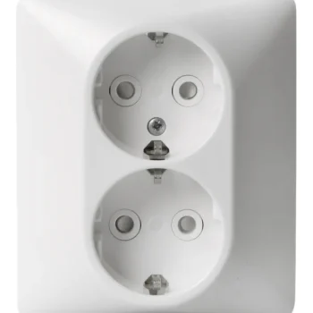 Abb Sähköasennustarvikkeet-Pistorasia Jussi 2-osainen Uppo + Kehys 302EUJP