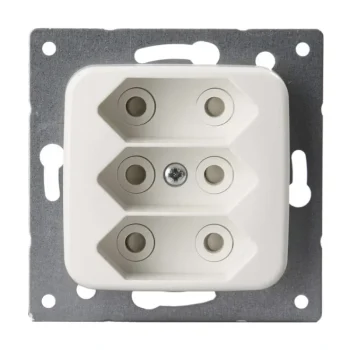 Abb Sähköasennustarvikkeet-Pistorasia Jussi 303UCP, 3-os, Euro