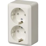 Abb Sähköasennustarvikkeet-Pistorasia Jussi Pinta 2-os 402EAP