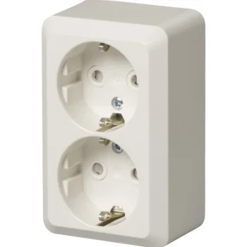 Abb Sähköasennustarvikkeet-Pistorasia Jussi Pinta 2-os 402EAP