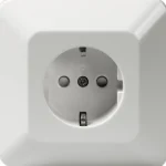 Abb Sähköasennustarvikkeet-Pistorasia Jussi Uppo 1-os+kehys 20EUJKS-212P