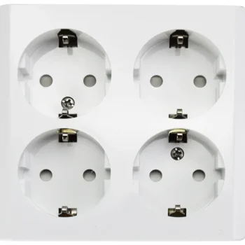 Harju Sähköasennustarvikkeet-Pistorasia 4-osaa Maadoitettu Pinta