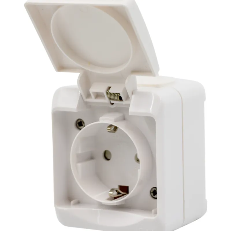 pistorasia-ip44-valkoinen-hpRhzjxB-0.webp Egant Sähköasennustarvikkeet^Pistorasia IP44 Valkoinen