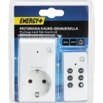 Energy+ Jatkojohdot-Pistorasia Kauko-ohjauksella Ajastustoiminto