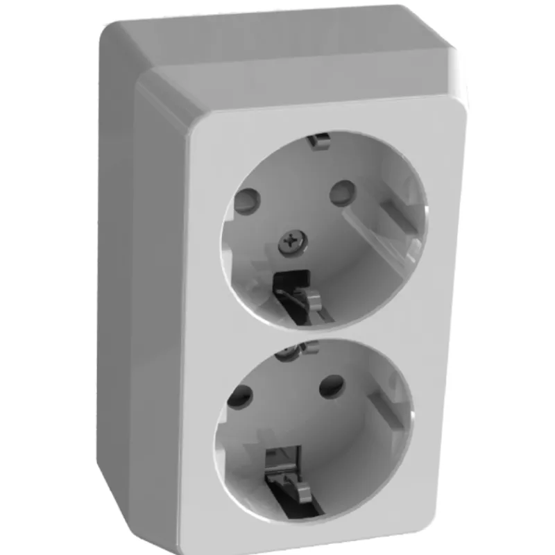 pistorasia-pinta-2-osainen-maa-GtvZFgQG-0.webp Egant Sähköasennustarvikkeet^Pistorasia Pinta 2-osainen Maadoitettu Pikaliitos, 5 Kpl