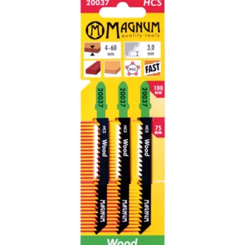 Magnum Sähkötyökalujen Tarvikkeet-Pistosahanterä 3,0 / 100 Mm 3 Kpl HCS