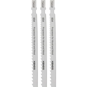 Kendo Sähkötyökalujen Tarvikkeet-Pistosahanterä 4,0x132mm Puulle Ja Metallille 3 Kpl Bi