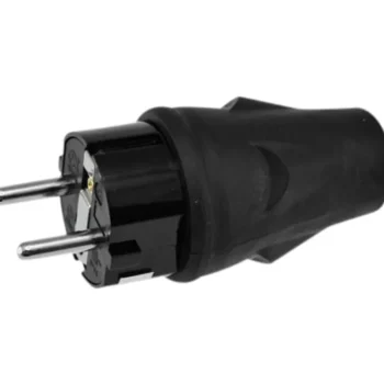 Harju Sähköasennustarvikkeet-Pistotulppa Maadoitettu IP44 Kumia