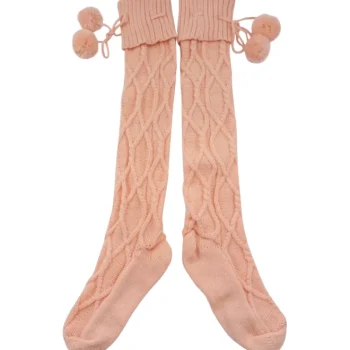 Miny Naisten Sukat Ja Sukkahousut-Pitkävartiset Neulossukat Vaaleanpunainen 37/39
