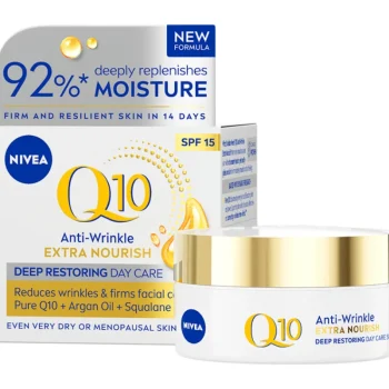 Nivea Q10 Ihonhoitotuotteet^Päivävoide 50 Ml Anti-Wrinkle Extra Nourish Deep Restoring SK15