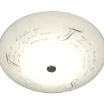 Aneta Lighting Sisävalaisimet-Plafondi Skrift 42 Cm, Valkoinen/teräs