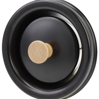 Harju LVI-Poistoilmaventtiili 100 Sauna Musta