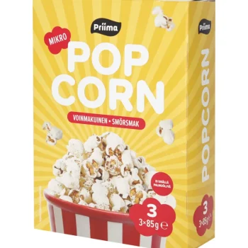 Priima Popcorn^Popcorn 3 X 85 G Voinmakuinen
