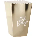 Let's Party Teemajuhlat-Popcornkippo 6 Kpl Oh Baby