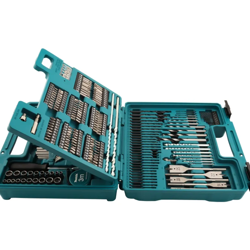 pora-ja-ruuvikrkisetti-makita-KpzhqfYR-0.webp Makita Sähkötyökalujen Tarvikkeet-Pora- Ja Ruuvikärkisetti 256-osainen