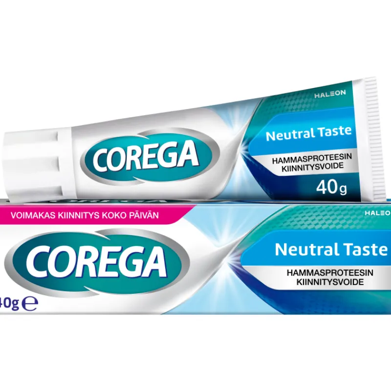 proteesin-kiinnitysvoide-40-g-WzQGFQry-0.webp Corega Suunhoitotuotteet Ja Tarvikkeet^Proteesin Kiinnitysvoide 40 G Neutral Taste