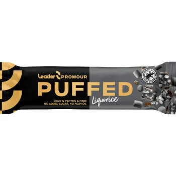 Leader Promour Urheiluravinteet Ja Valmisteet^Proteiinipatukka 40 G Puffed Liquorice