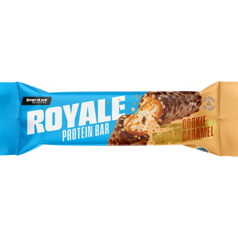 proteiinipatukka-sportlife-60-MhfKjNuH-0.webp Sportlife Urheiluravinteet Ja Valmisteet^Proteiinipatukka 60 G Royale Cookie Caramel