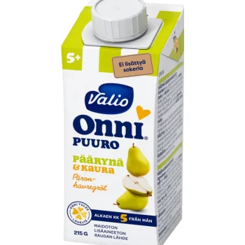 Valio Onni Lasten Puurot^Päärynä-kaurapuuro 215 G UHT 5 Kk