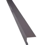 Keraplast Pihan Rakennusmateriaalit-Päätypelti , 40+40 Mm, 90u00b0 Tummanruskea 1,25 M + PC-täytesoiro