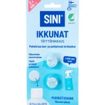 Sini Kodin Puhdistusaineet Ja Ilmanraikastimet^Puhdistusainetabletti 2 Kpl Ikkunat Täyttöpakkaus