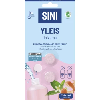 Sini Kodin Puhdistusaineet Ja Ilmanraikastimet^Puhdistusainetabletti Yleis Täyttöpakkaus 2 Kpl