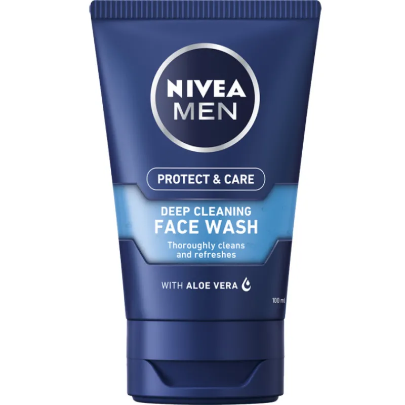 puhdistusgeeli-100-ml-protect-PFUVJhCm-0.webp Nivea Men Miesten Ihonhoito Ja Puhdistus^Puhdistusgeeli 100 Ml Protect & Care Deep Cleaning Face Wash