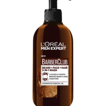Loreal Men Miesten Ihonhoito Ja Puhdistus^Puhdistusgeeli 200 Ml Expertu00a0Barber Club 3-In-1 Wash