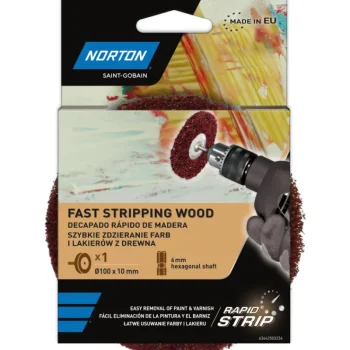 Norton Expert Käsityökalut-Puhdistuslaikka Puulle 100 Mm, Karalla